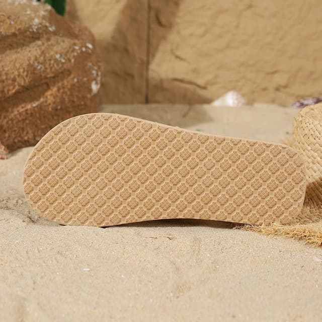 Women's Bohemian Platform Flip Flops - Fashion Beach Slippers & Indoor Flat Sandals for Summer showcase 5