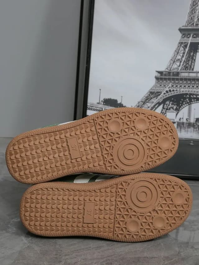 Women's Lightweight Breathable Striped Sneakers - Fashion Lace-Up Sports Shoes for Casual Wear, Plus Size Available showcase 7