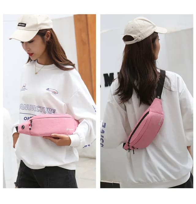 Unisex Waterproof Fanny Pack for Men & Women - Versatile Waist Belt Bag for Shoulder, Crossbody, Hip Carry - Durable & Stylish Travel Bum Bag showcase 8