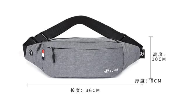 Unisex Waterproof Fanny Pack for Men & Women - Versatile Waist Belt Bag for Shoulder, Crossbody, Hip Carry - Durable & Stylish Travel Bum Bag showcase 10
