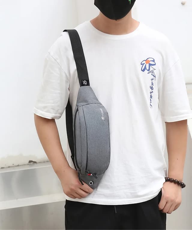 Unisex Waterproof Fanny Pack for Men & Women - Versatile Waist Belt Bag for Shoulder, Crossbody, Hip Carry - Durable & Stylish Travel Bum Bag showcase 1