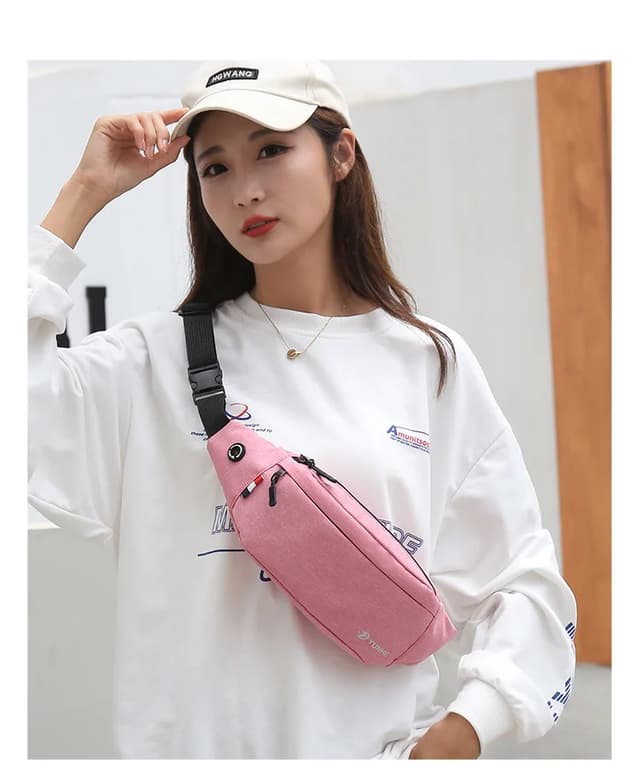 Unisex Waterproof Fanny Pack for Men & Women - Versatile Waist Belt Bag for Shoulder, Crossbody, Hip Carry - Durable & Stylish Travel Bum Bag showcase 6