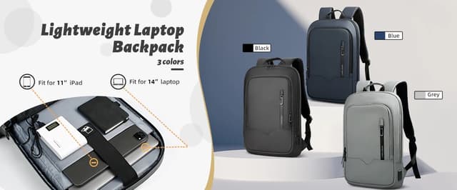 HcanKcan Men's Fashion Crossbody Bag - Waterproof USB Shoulder Sling Chest Pack for Travel & Sport, Fits 9.7" iPad showcase 3