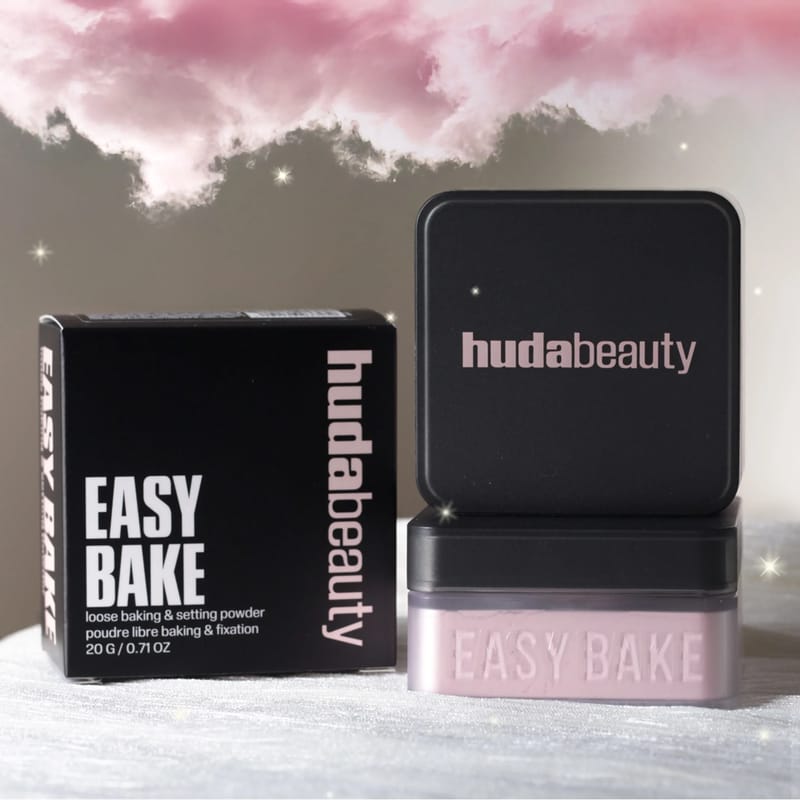 Huda Beauty Delicate Setting Powder - Long-Lasting Oil Control, Moisture Lock, Zero Pore Finish, Flawless Base Makeup for All Skin Types showcase 1