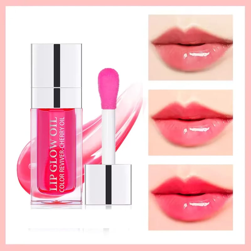 Moisturizing Lip Balm Oil Gloss for Plumping & Exfoliating Lips - Original Pink Formula for Soft, Smooth, Hydrated Lips showcase 2