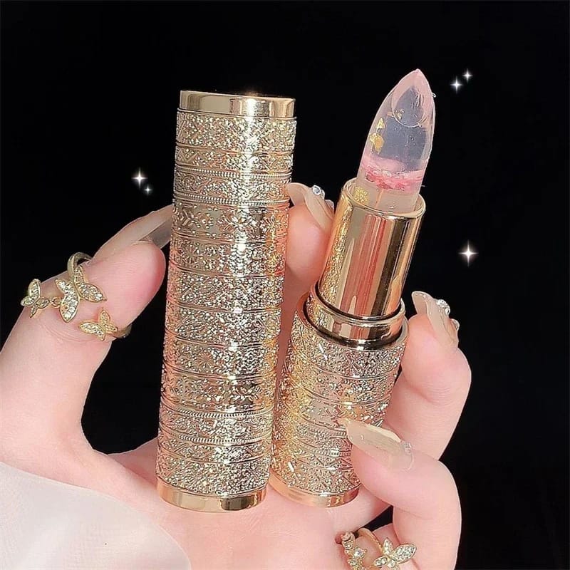 Flower Jelly Lip Gloss Lipstick Balm - Temperature Color Changing Moisturizing Long Lasting Lip Care Makeup for Women showcase 4