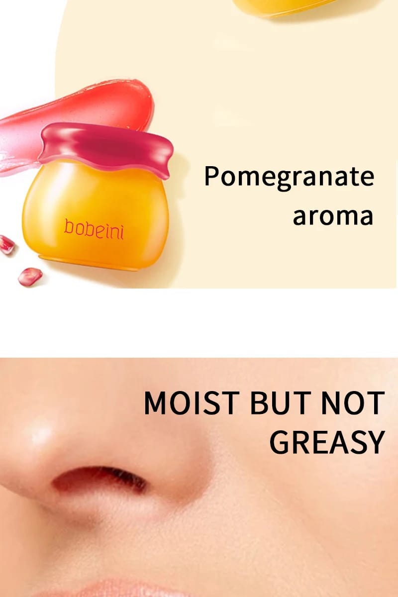 Bobeini Small Honeypot Lip Mask for Intense Hydration - Moisturizing Balm Prevents Dryness, Cracking, Peeling & Fading Lip Wrinkles showcase 5