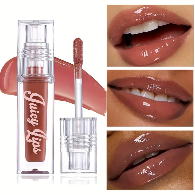 Hydrating Crystal Lip Oil, Plumping & Moisturizing Gloss with Tinted Shades, Long-Lasting Shine for All Skin Types, Natural Beauty Lip Care showcase 1