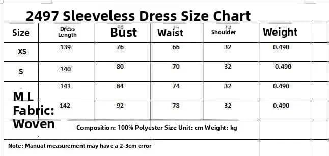 Elegant French Style Sleeveless Midi Dress for Women, Round Neck, Cinched Waist, A-Line Silhouette, Polyester Fabric, Street Trend Design showcase 1
