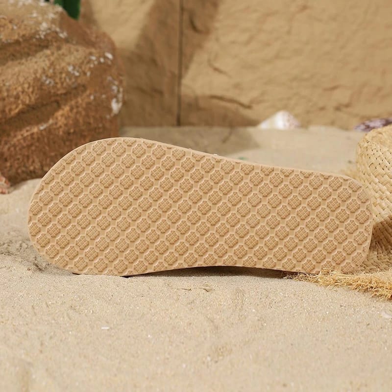 Women's Bohemian Platform Flip Flops - Fashion Beach Slippers & Indoor Flat Sandals for Summer showcase 5