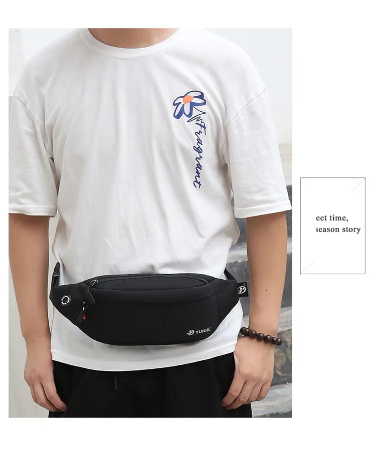 Unisex Waterproof Fanny Pack for Men & Women - Versatile Waist Belt Bag for Shoulder, Crossbody, Hip Carry - Durable & Stylish Travel Bum Bag showcase 4