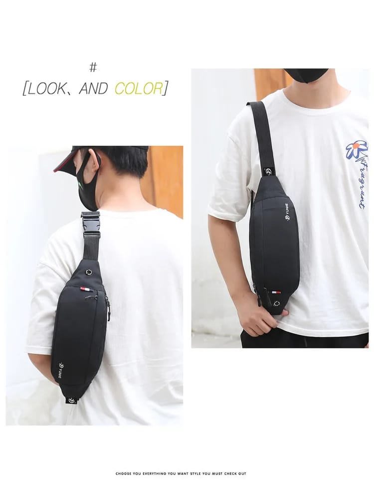 Unisex Waterproof Fanny Pack for Men & Women - Versatile Waist Belt Bag for Shoulder, Crossbody, Hip Carry - Durable & Stylish Travel Bum Bag showcase 5