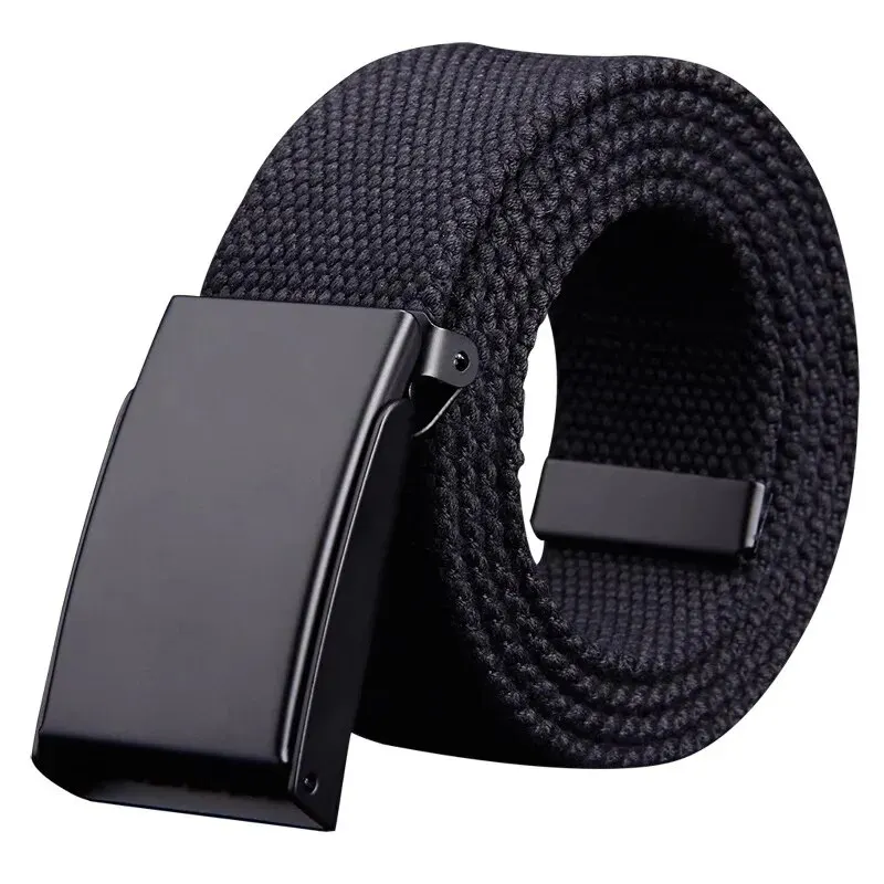 Men's & Women's Fashion Canvas Belt - Adjustable Breathable Outdoor Tactical Waist Belt for Jeans & Trousers