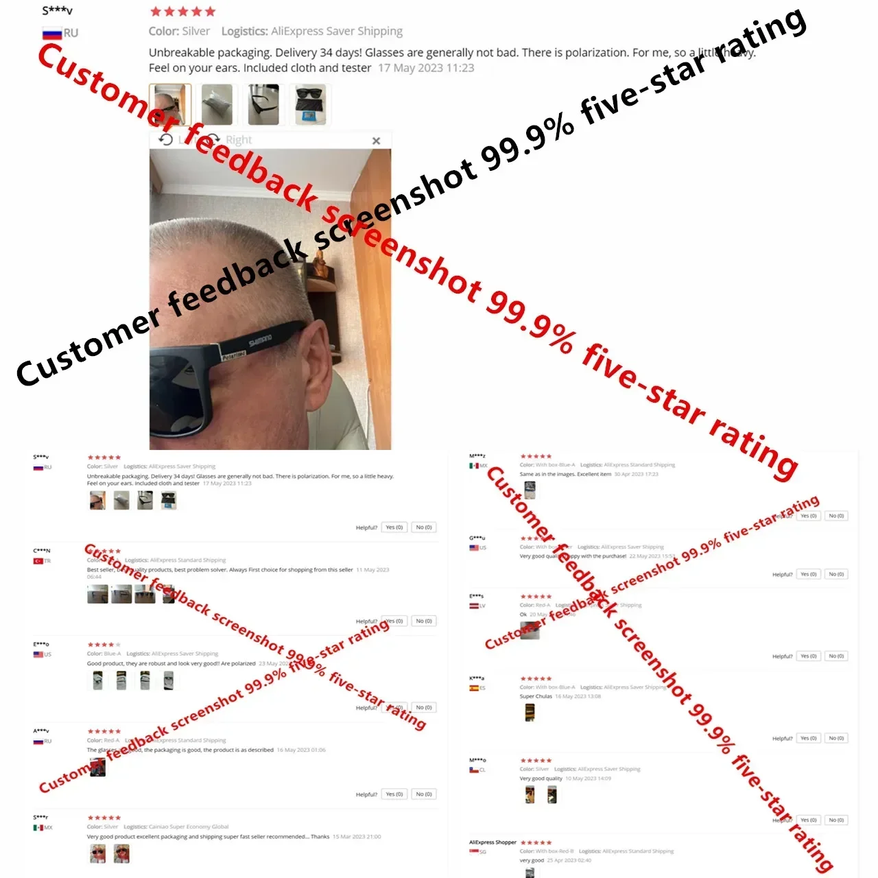 Okuma Polarized Sunglasses for Men & Women - UV400 Protection, Lightweight Eyewear for Cycling, Driving, Fishing, Hiking - Optional Case showcase 1