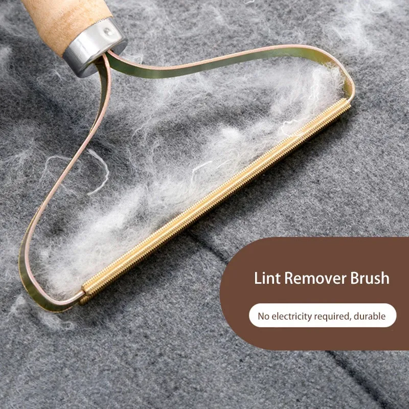 Portable Manual Lint Remover Brush for Pet Hair, Fuzz, and Fabric Shaver - Reusable, Eco-Friendly Clothes Cleaning Tool for Home & Travel thumbnail 4