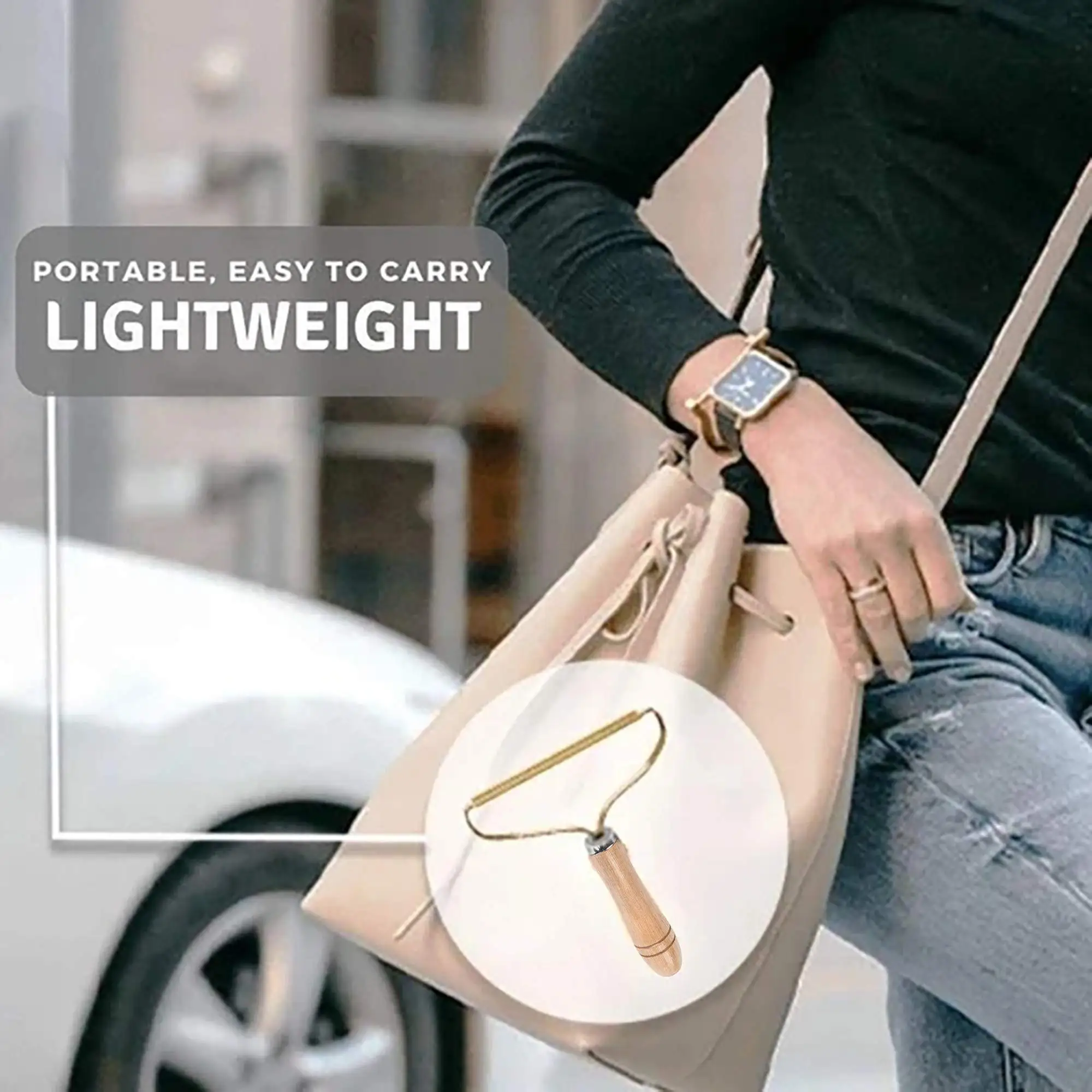 Portable Manual Lint Remover Brush for Pet Hair, Fuzz, and Fabric Shaver - Reusable, Eco-Friendly Clothes Cleaning Tool for Home & Travel showcase 5