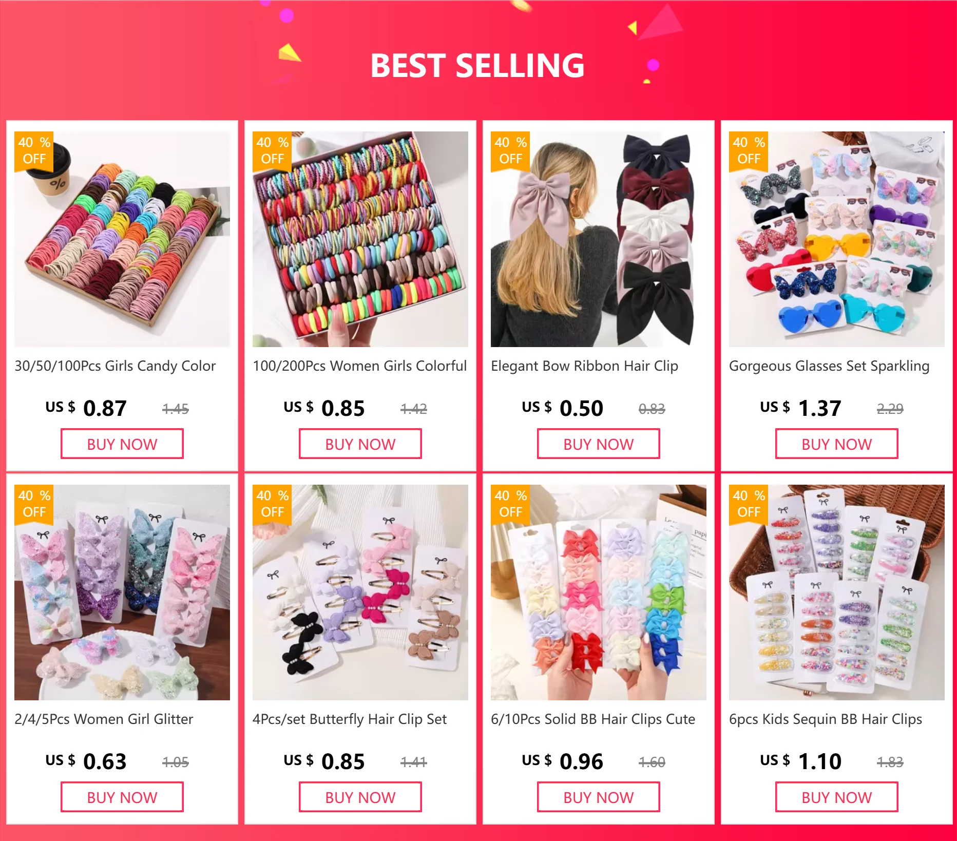 500Pcs Colorful Nylon Elastic Hair Ties for Girls - Secure Ponytail Holder Scrunchie Rubber Bands for Kids Fashion Hair Accessories showcase 1