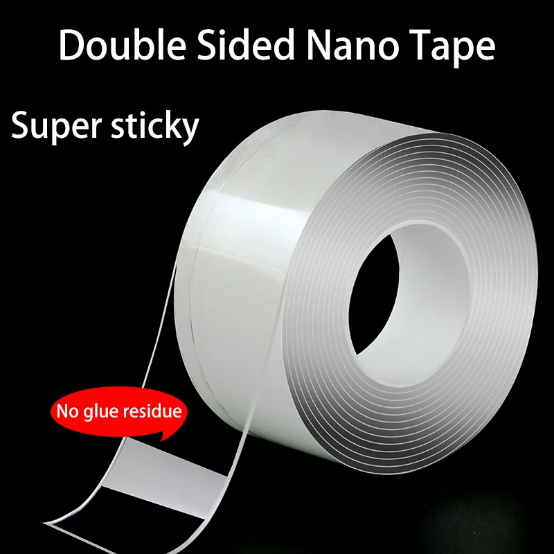 20cm Strong Double-Sided Nano Tape Adhesive - Removable, High Viscosity, No Trace Left - Ideal for Home Improvement, DIY Projects, Wall Fixing, Decor thumbnail 3