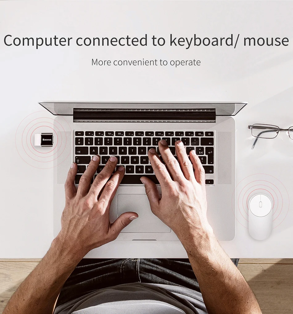 Baseus USB-C OTG Adapter for MacBook & Samsung S20 - USB Male to Type-C Female Converter for Phone & Tablet Data Transfer showcase 7