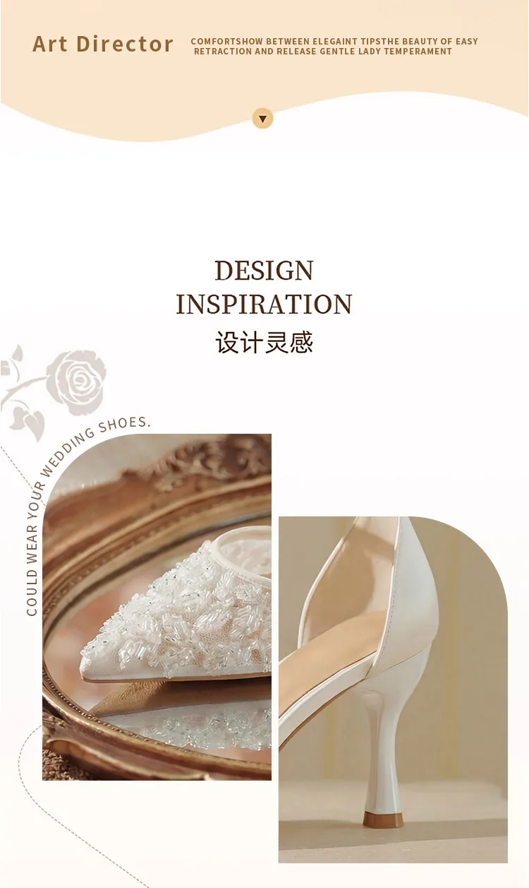 Women's Crystal Toe Sandals 2026: Sexy Rhinestone Strap Pointed High Heels for Nightclubs & Weddings - Elegant White Single Shoes showcase 4