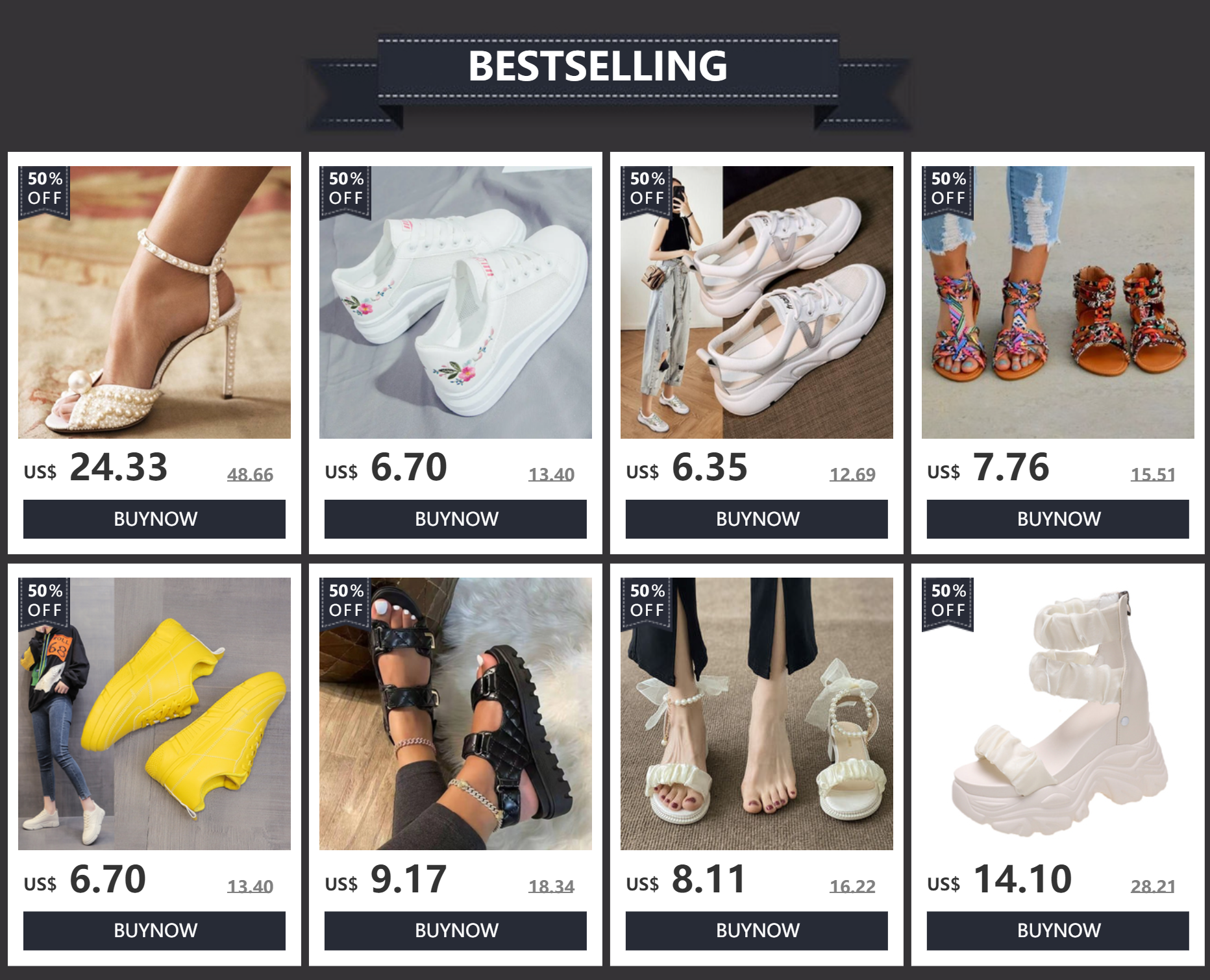 Elegant Pearl Bowtie Ankle Strap High Heels for Women - Bling Crystal Wedding Pumps, Beige/Red, Medium Heel, Chic Evening Shoes showcase 1