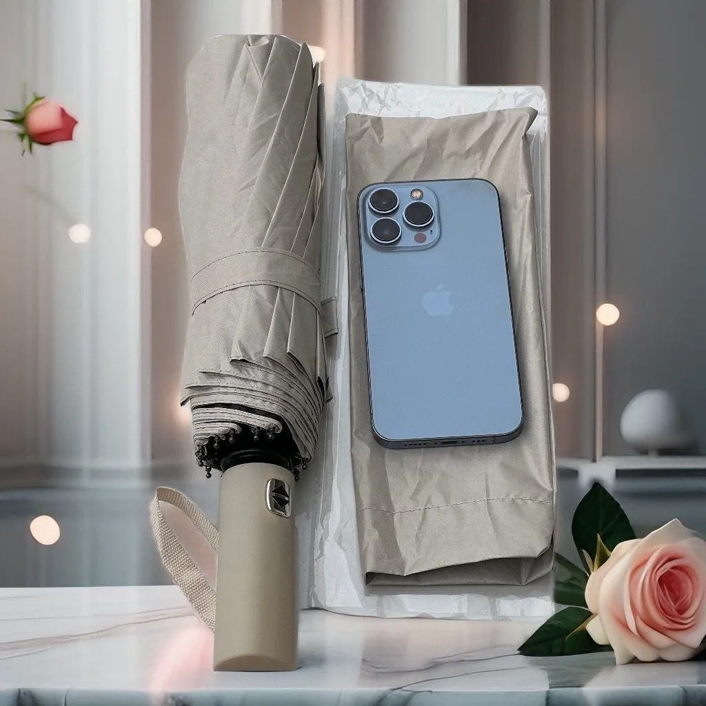 2026 Elite 12-Rib Windproof Automatic Umbrella | Extra Large Oversized Sun & Rain Shield | UV Protection & Reinforced Frame for Students & Commuters (Unisex) showcase 6