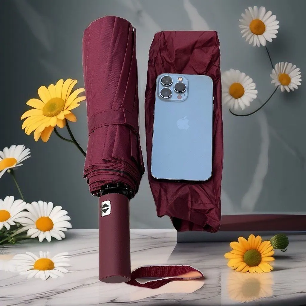 2026 Elite 12-Rib Windproof Automatic Umbrella | Extra Large Oversized Sun & Rain Shield | UV Protection & Reinforced Frame for Students & Commuters (Unisex) showcase 1