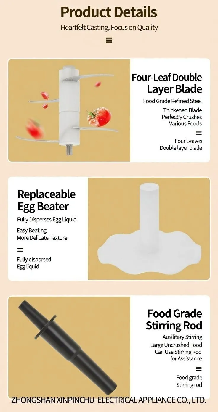 8-in-1 Multi-Function Blender with Copper Motor High Power Food Processor Smoothie Maker for Kitchen Use showcase 6