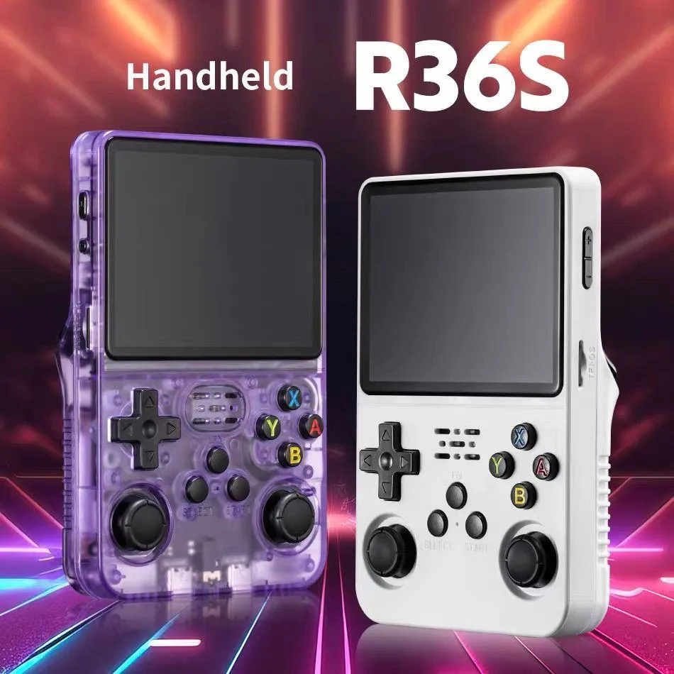 R36S Handheld Video Game Console – 30,000+ Classic Games, Portable Gaming Device, English Version