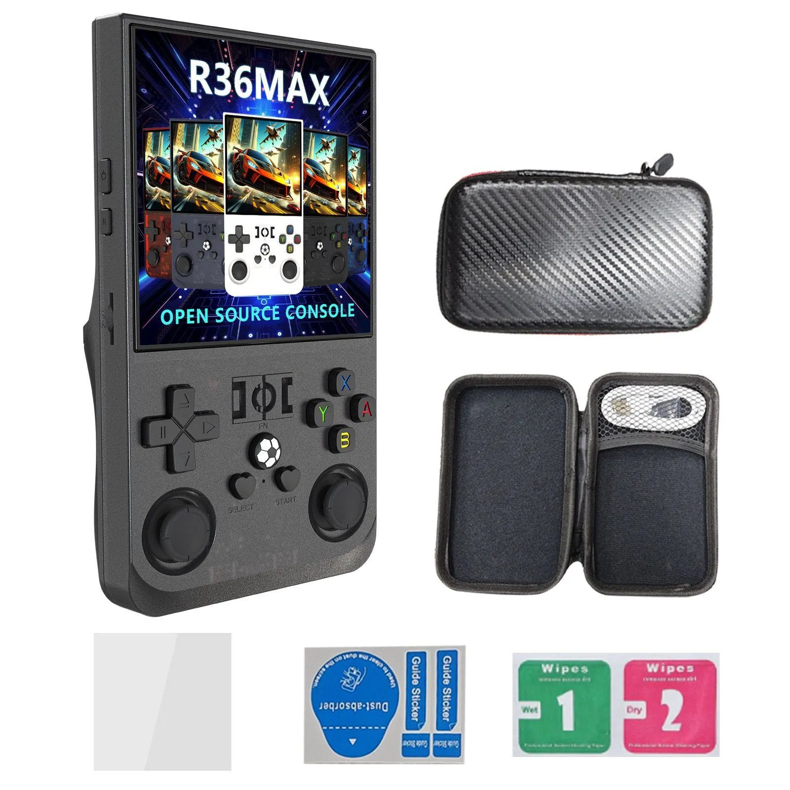 R36Max Super Screen Handheld Game Console – 30,000+ Games, Large Display, Portable Gaming Device, English Version thumbnail 5