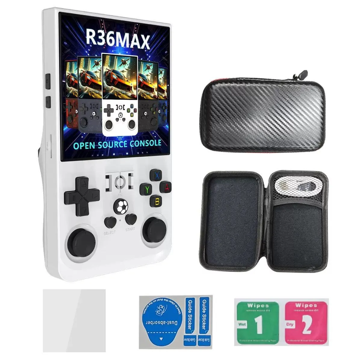 R36Max Super Screen Handheld Game Console – 30,000+ Games, Large Display, Portable Gaming Device, English Version thumbnail 6