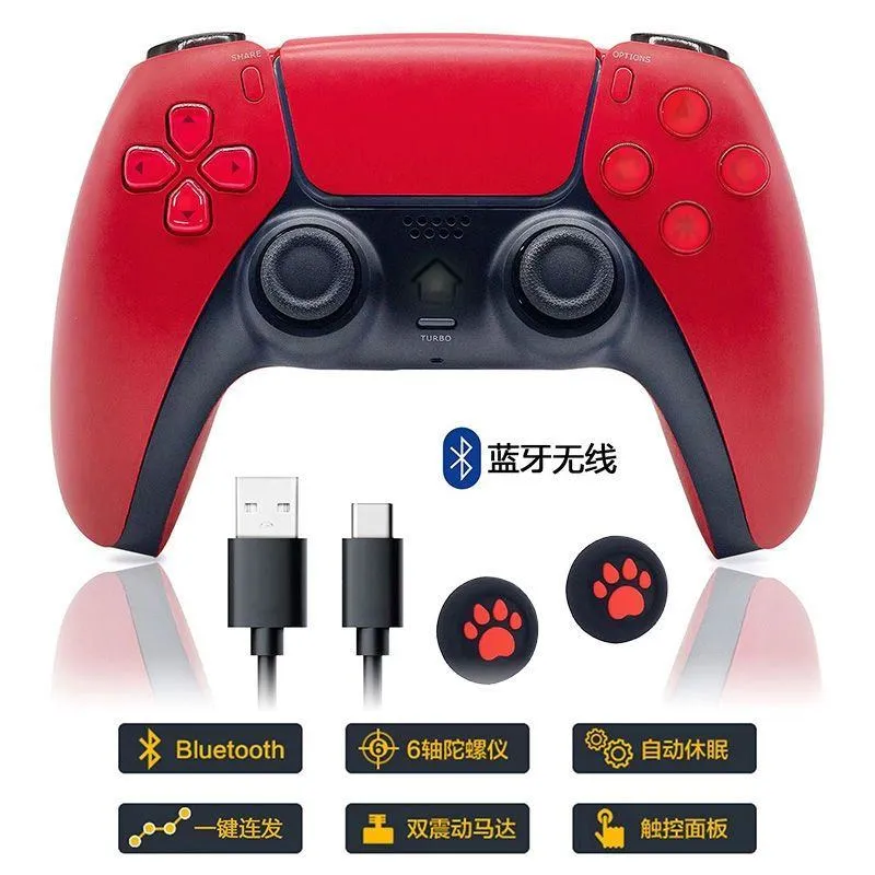 PS4 (Designed Liked PS5 Controller) Bluetooth Wireless Game Controller – Hall Sensor Joystick, Steam & PC Compatible, Elite Gaming Controller thumbnail 2