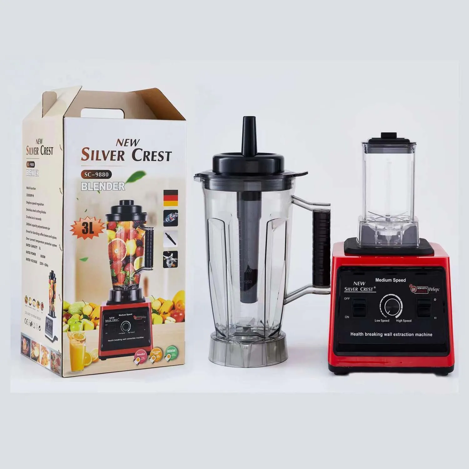 High-Power Commercial Blender – Multi-Function Smoothie & Ice Crusher, Easy Button Control, Food-Grade Pitcher thumbnail 5