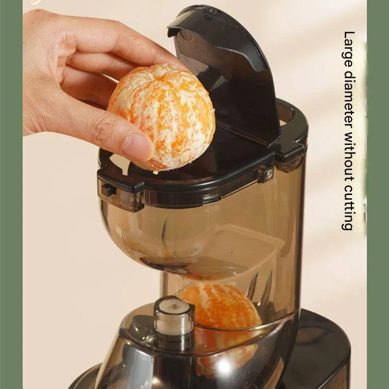 New large-diameter juicer for home use, with juice and pulp separation, electric. thumbnail 2