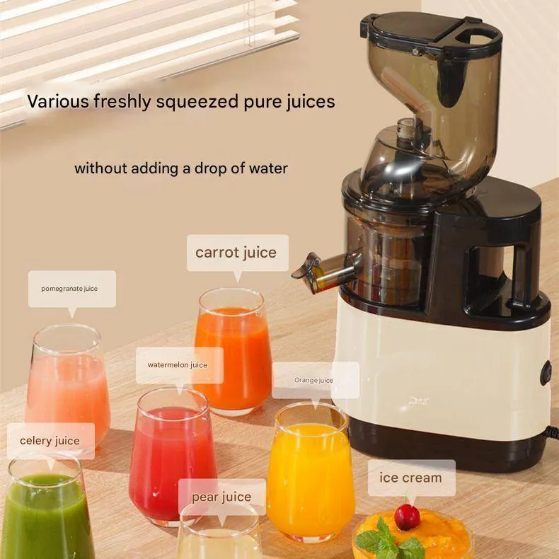 New large-diameter juicer for home use, with juice and pulp separation, electric. thumbnail 6