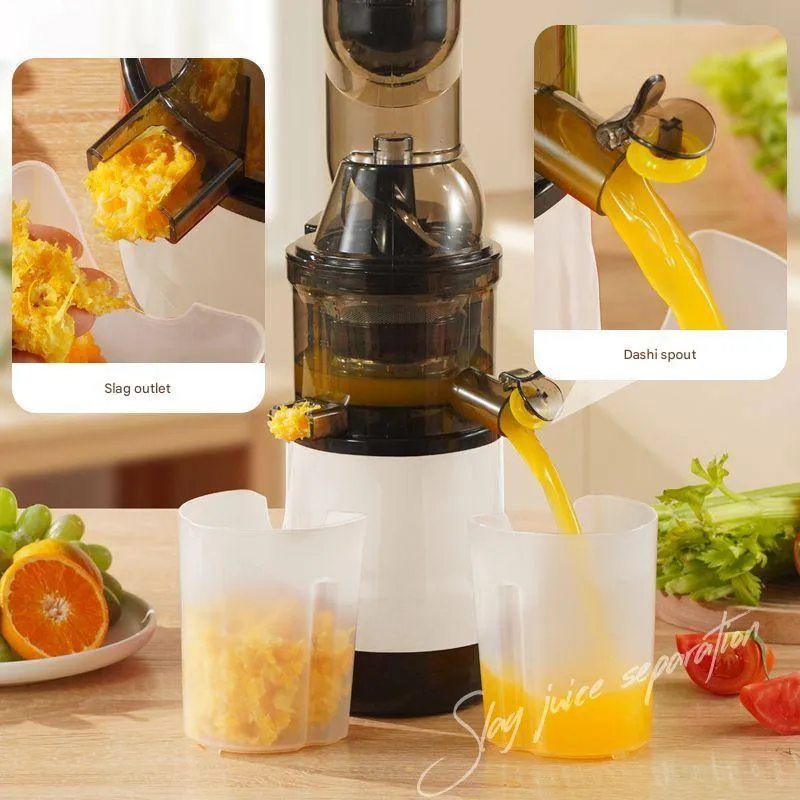New large-diameter juicer for home use, with juice and pulp separation, electric. thumbnail 7