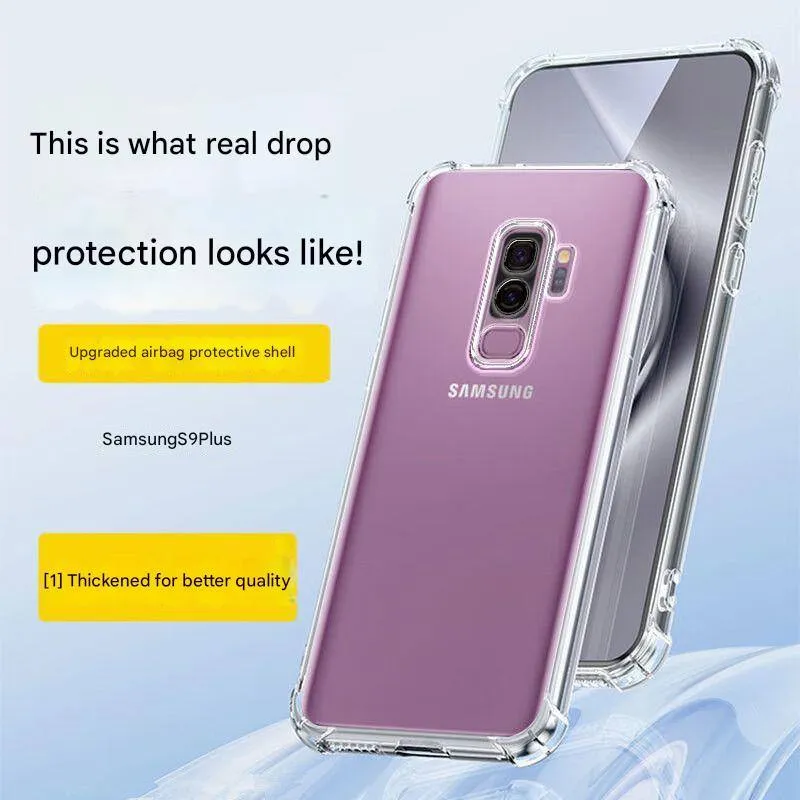Star S9+ Silicone Airbag Drop Protection Thickened Four Corners SM-S9650 Transparent Full Coverage Phone Case thumbnail 1