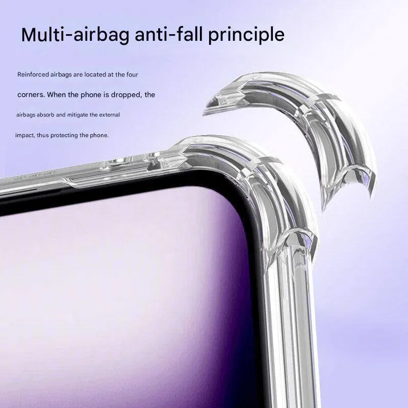 Star S9+ Silicone Airbag Drop Protection Thickened Four Corners SM-S9650 Transparent Full Coverage Phone Case thumbnail 3