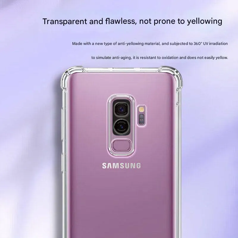 Star S9+ Silicone Airbag Drop Protection Thickened Four Corners SM-S9650 Transparent Full Coverage Phone Case thumbnail 7