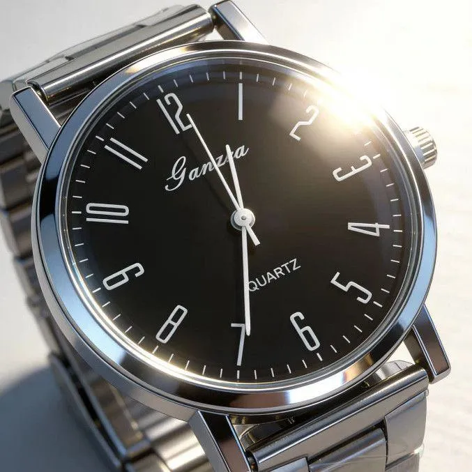 Men’s Quartz Wristwatch Simple Business Style Analog Watch Fashion Student Watch New Year Gift for Men thumbnail 3