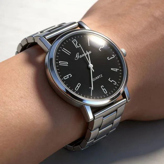 Men’s Quartz Wristwatch Simple Business Style Analog Watch Fashion Student Watch New Year Gift for Men thumbnail 4