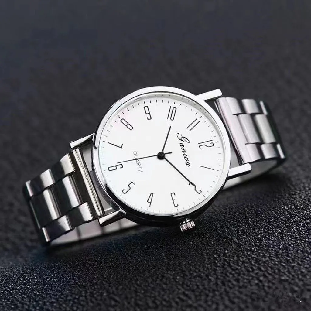 Men’s Quartz Wristwatch Simple Business Style Analog Watch Fashion Student Watch New Year Gift for Men showcase 1