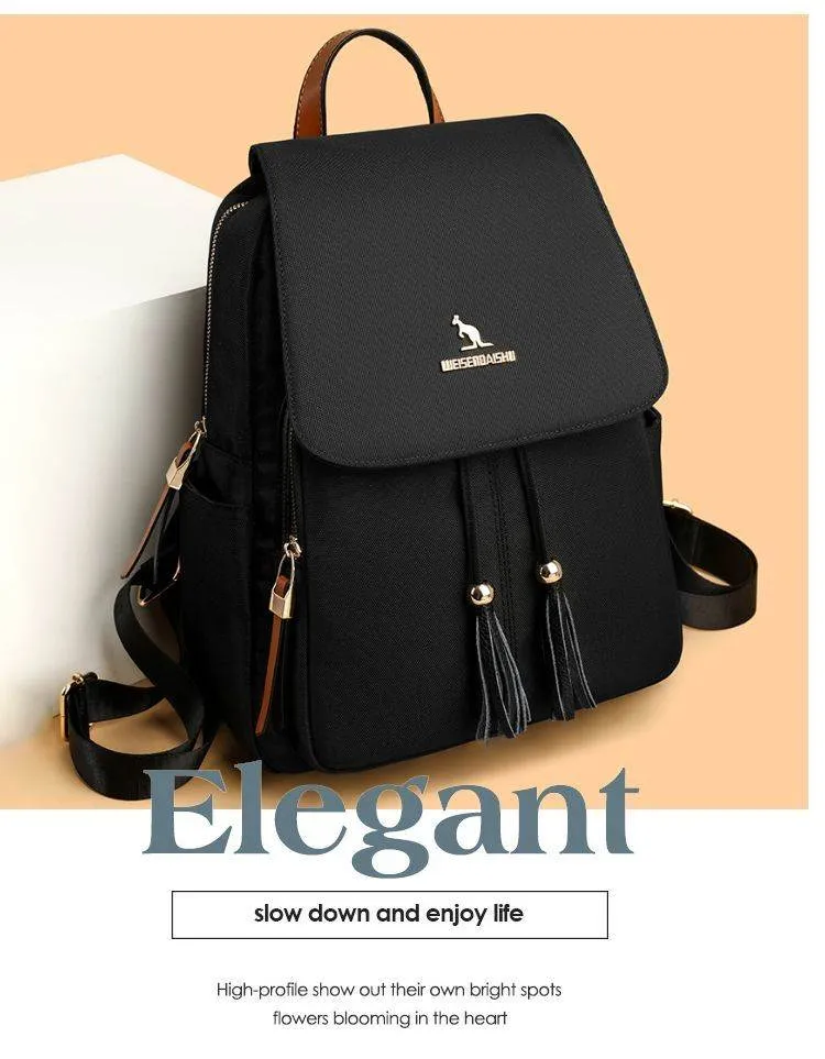 Oxford Cloth Women's Backpack Large Capacity Travel Backpack Fashion Casual School Travel Shoulder Bag showcase 3