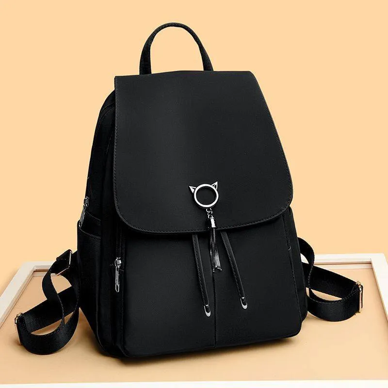 Oxford Fabric Women Backpack Large Capacity Fashion Casual Travel School Bag Lightweight Student Backpack for Daily Use thumbnail 1