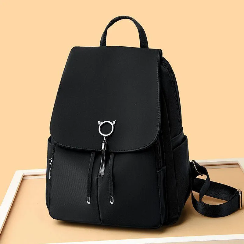 Oxford Fabric Women Backpack Large Capacity Fashion Casual Travel School Bag Lightweight Student Backpack for Daily Use thumbnail 3