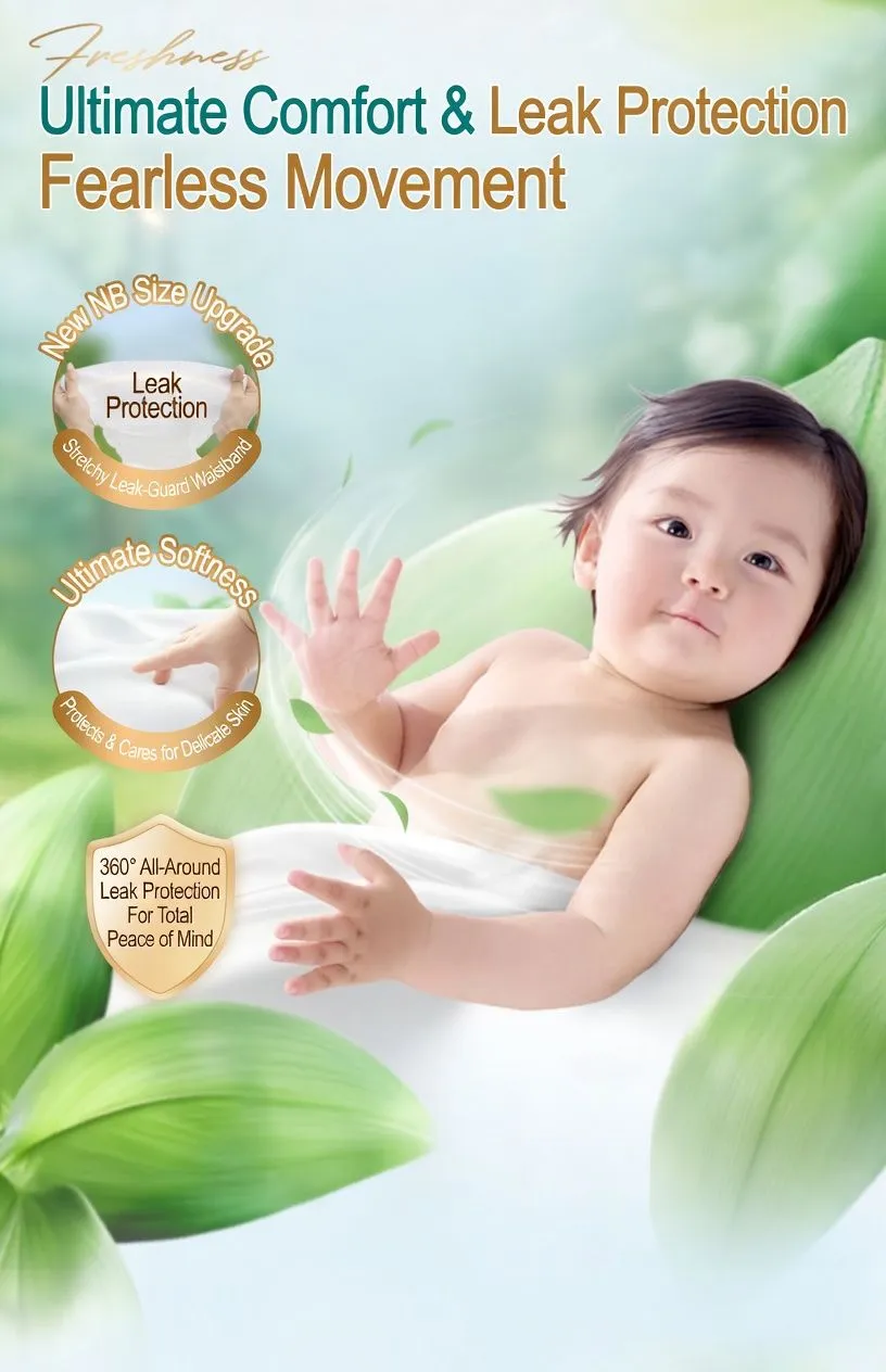 Pampers Fresh Ultra Thin Baby Diapers Newborn NB S Size Breathable Summer Dry Disposable Diapers showcase 4