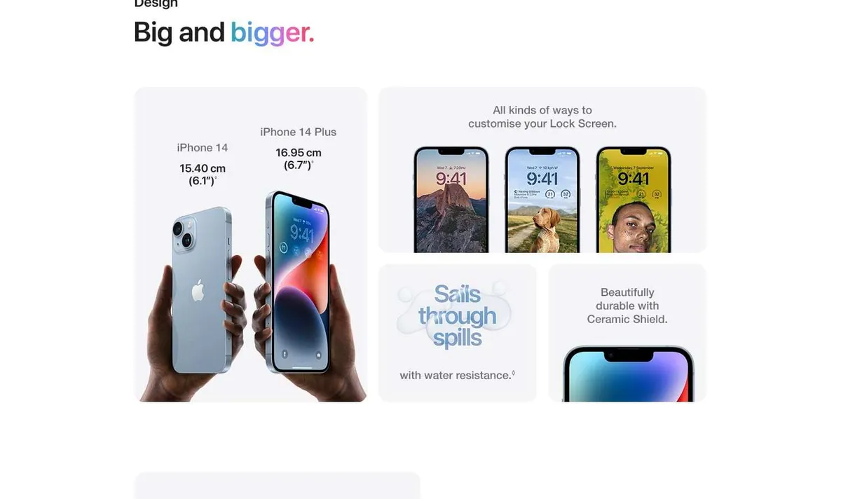 Apple iPhone 14 128GB Factory Unlocked (Physical SIM) — 6.1" Super Retina XDR OLED, A15 Bionic, 12MP Dual Camera showcase 2