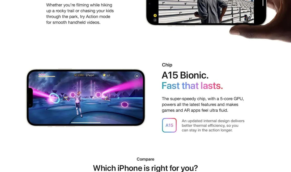 Apple iPhone 14 128GB Factory Unlocked (Physical SIM) — 6.1" Super Retina XDR OLED, A15 Bionic, 12MP Dual Camera showcase 5