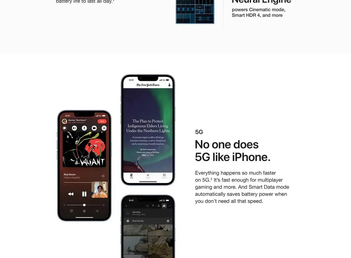 Apple iPhone 13 Pro 128GB Factory Unlocked (Physical SIM) — 6.1" Super Retina XDR OLED ProMotion, A15 Bionic, Pro 12MP Triple Camera showcase 5