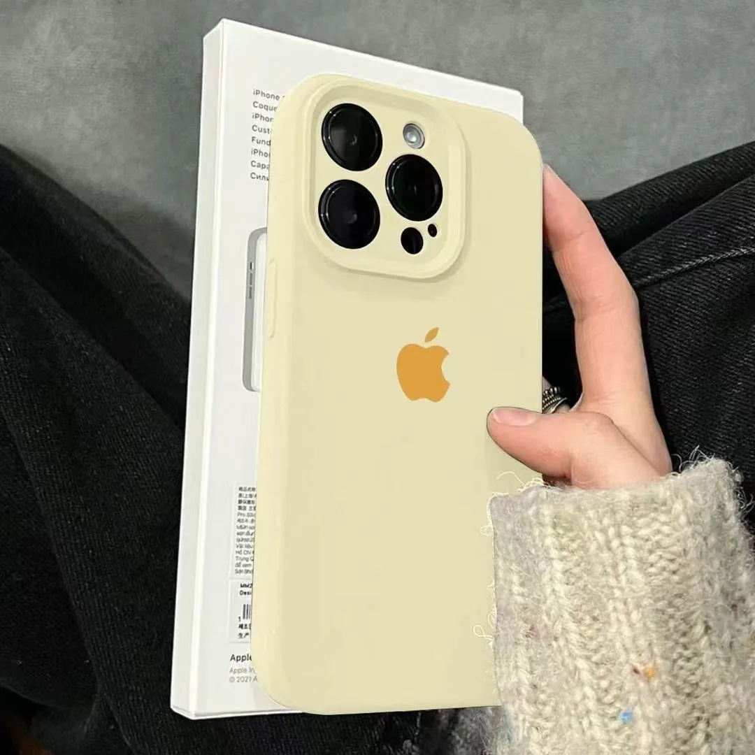 Silicone Soft Case for iPhone 16 Pro Max & Older Models — Slim Shockproof Solid-Color Cover showcase 4